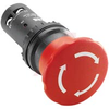Emergency Stop Pushbutton, Non-Illuminated, 2 NC, Twist Release, 40mm - 70094228 - Allied Electronics, Inc.