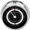 Harbormaster Tide Clock, Chrome case, Black dial -  - Maximum Weather Instruments