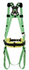 3M Apache 1710 Green 2XL Vest-Style Back Padding Body Harness - Polyester Webbing - 078371-00187 - 078371-00187 - R. S. Hughes Company, Inc.
