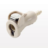 PMC12 Series Coupling Body, Shutoff Polypropylene In-Line Hose Barb - PMCD170212 - Qosina Corp.