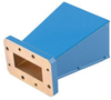 WR-137 Waveguide Standard Gain Horn Antenna With Flange, 10 dBi Gain and 5.85 GHz to 8.2 GHz - FM9859B-10 - Fairview Microwave Inc.