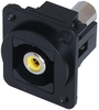 Rca Keystone Coupler, Receptacle, Blk; Product Range Tuk - 01AC9096 - Newark, An Avnet Company