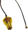 Coaxial Cable, 150Mm, Black; Connector To Connector Multicomp Pro - 80P7486 - Newark, An Avnet Company