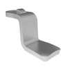 Quarter-Turn Cam Latch Cam, 42mm  Grip, 316 Stainless Steel, Electropolished - E5-9022 - Southco