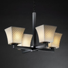 POR-8829-40-CHKR-MBLK Mid. Chandeliers-Glass Up - 670611 - Capital Lighting, Inc.
