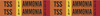 Brady B-946 Orange Pressure Sensitive Vinyl Pipe Marker - Printed Msg = TSS LIQ Ammonia High with Right Arrow - 145923 - 754473-54711 - R. S. Hughes Company, Inc.