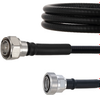 Fire Rated Low PIM 4.3-10 Male to 7/16 DIN Female Cable SPF-375 Coax in 100 cm Using Times Microwave Parts and RoHS -- FMCA2068-100CM - Image