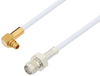 MMCX Plug Right Angle to SMA Female Cable 12 Inch Length Using RG188-DS Coax - PE3W07068-12 - Pasternack