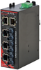 SLX-8ES Unmanaged Industrial Ethernet Switch, ST 20km - SLX-8ES-7ST - Red Lion Controls, Inc.