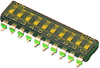 Switch, Dip, 4 Position, Spst, Recessed Slide; No. Of Circuits Multicomp Pro - 97K4363 - Newark, An Avnet Company