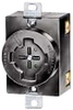 Conn, Mains Rcpt, 30A, 600V, Black, 3P4W; Connector Type Hubbell Wiring Devices - 35B475 - Newark, An Avnet Company