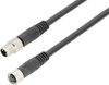 Series 765 - M8-M12 Adapters -- Connecting Line, Male Cable-Female Cable - Image