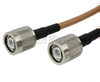 TNC Male to TNC Male Cable RG142 Coax in 48 Inch - FMC0303143-48 - Fairview Microwave Inc.
