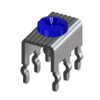 Horizontal Screw Terminal w/Blue Screw-Assembled - 8199-5 - Keystone Electronics Corp.