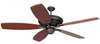 St Ives Fan - Blades Separate - Roman Bronze - 5SIRB - Monte Carlo Fan Company