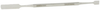 Excelta Two Star Stainless Steel Mixing Spatula - 343 - 0.32 in Tip Width - 7 in Length - Stainless Steel Handle - EXCELTA 343 - R. S. Hughes Company, Inc.