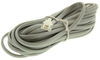Telephone Cord Modular 4Way 15Ft, Silver; Connector Type A Gc Electronics - 44F3940 - Newark, An Avnet Company