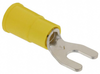 Terminal, Spade/fork, 1/4In Crimp Yellow; Product Range Abb Thomas & Betts - 94F6339 - Newark, An Avnet Company