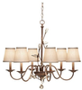 Light Single Tier Chandelier - F2693/6ARS - Murray Feiss Lighting
