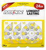 Mercury Free Hearing Aid Batteries Size 10 24-Pack -- L10ZA-24ZM - Image