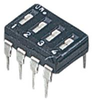 Dip Switch, 4Pos, Spst, Slide, 24Vdc, Th; No. Of Circuits Apem - 75K7747 - Newark, An Avnet Company