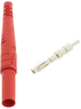 Banana Plug, 15A, Crimp/solder, Red; Gender Pomona - 57H6847 - Newark, An Avnet Company