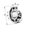 Radial Ball Bearings - 6304 OPEN - Pacific International Bearing, Inc.