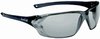 Bolle Prism Safety Glasses with Shiny Black Frame and Silver -- 253-PR-40059