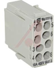Han EE Module, Male Insert, 8 contacts,400 volts, 16 Amps - 70104090 - Allied Electronics, Inc.