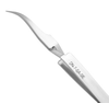 Excelta One Star Utility Tweezers DN-7-SA-SE - Stainless Steel Curved Very Fine Point Tip - 4 1/2 in Length - EXCELTA DN-7-SA-SE - R. S. Hughes Company, Inc.