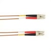 10m (32.8ft) LCLC BN OM1 MM Fiber Patch Cable INDR Zip OFNR -- FOCMR62-010M-LCLC-BR - Image
