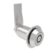 VISE ACTION® Compression Latch, Large Size, Southco® Tubular Key, Stainless Steel, Passivated, 38 mm  Grip - E3-125-090 - Southco