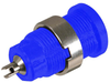 Conn, Banana, Jack, 25A, Solder, Blu; Gender Cal Test Electronics - 52AC2749 - Newark, An Avnet Company