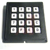 Keypad, 4x4, 500 Inch Centers, Flange Mounted, Black Legends - 70216941 - Allied Electronics, Inc.