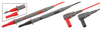 Test Lead Set, Black, Red, 1.2M, 1Kv, 10A; Test Connector Type A Multicomp Pro - 86T2026 - Newark, An Avnet Company