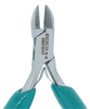 Excelta Two Star Round Diagonal Semi-Flush Steel Semi-Flush Cutting Plier 2897EHT - 4.5 in Length - Foam Cushion Grip - EXCELTA 2897EHT - R. S. Hughes Company, Inc.