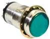 Panel Mount Indicator, Led, 25.4Mm, Cyan, 125V; Led Color Dialight - 27T5428 - Newark, An Avnet Company