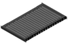 Ventilated Shelf, 1.718In, Steel; Rack U Height Bud Industries - 33C4169 - Newark, An Avnet Company