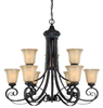 25129-ET Mid. Chandeliers-Glass Up - 408008 - Capital Lighting, Inc.