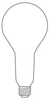 Coated Incandescent Lamp -- 150PS25/RS/STG-130 - Image