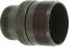 connector comp,shell only,metal circular,cable recept,solid bkshl,size 28,olive - 70141285 - Allied Electronics, Inc.