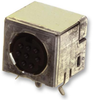 Mini Din Audio / Video Connector, Jack, 8, Pcb Mount, Plastic Body, Gold Plated Contacts Rohs Compliant Amp - Te Connectivity - 46Y9188 - Newark, An Avnet Company