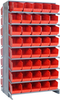 2 Side Sloped Rack, 16Shelves, 80Bin/red; Shelving Unit Type Quantum Storage - 44AC6379 - Newark, An Avnet Company
