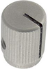 Knob;Instrumentation;Dia 0.5in;Shaft Sz0.25in;Screw;Saw Cut Line;Clear Matte - 70126019 - Allied Electronics, Inc.