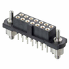 4+4 Pos. Female Receptacle DIL Straight 3mm THT Connector, Guide Pin Board Mount, Gold+Tin - M80-4T10842F3 - Harwin Plc