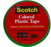 3M Scotch 191GN Green Colored Plastic Tape - 1.5 in Width x 125 in Length - 00020 - 021200-00020 - R. S. Hughes Company, Inc.