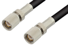 75 Ohm 1.6/5.6 Plug to 75 Ohm 1.6/5.6 Plug Cable 72 Inch Length Using 75 Ohm RG59 Coax - PE36109-72 - Pasternack