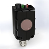 MINI-EYE™, Laser Thru-Beam Receiver, PNP, M8 4-pin connector, Rectangular housing -- PMLRC-5
