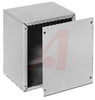 Cabinet; Steel; 6 in.; 6 in.; 6 in.; Metallic Gray; 0.219 in.; 0.187 in. - 70148713 - Allied Electronics, Inc.
