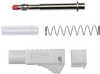 Conn, Banana, Plug, 45A, Solder, White; Gender Mueller Electric - 55Y1668 - Newark, An Avnet Company